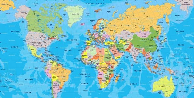 Localização de Toronto no mapa do mundo